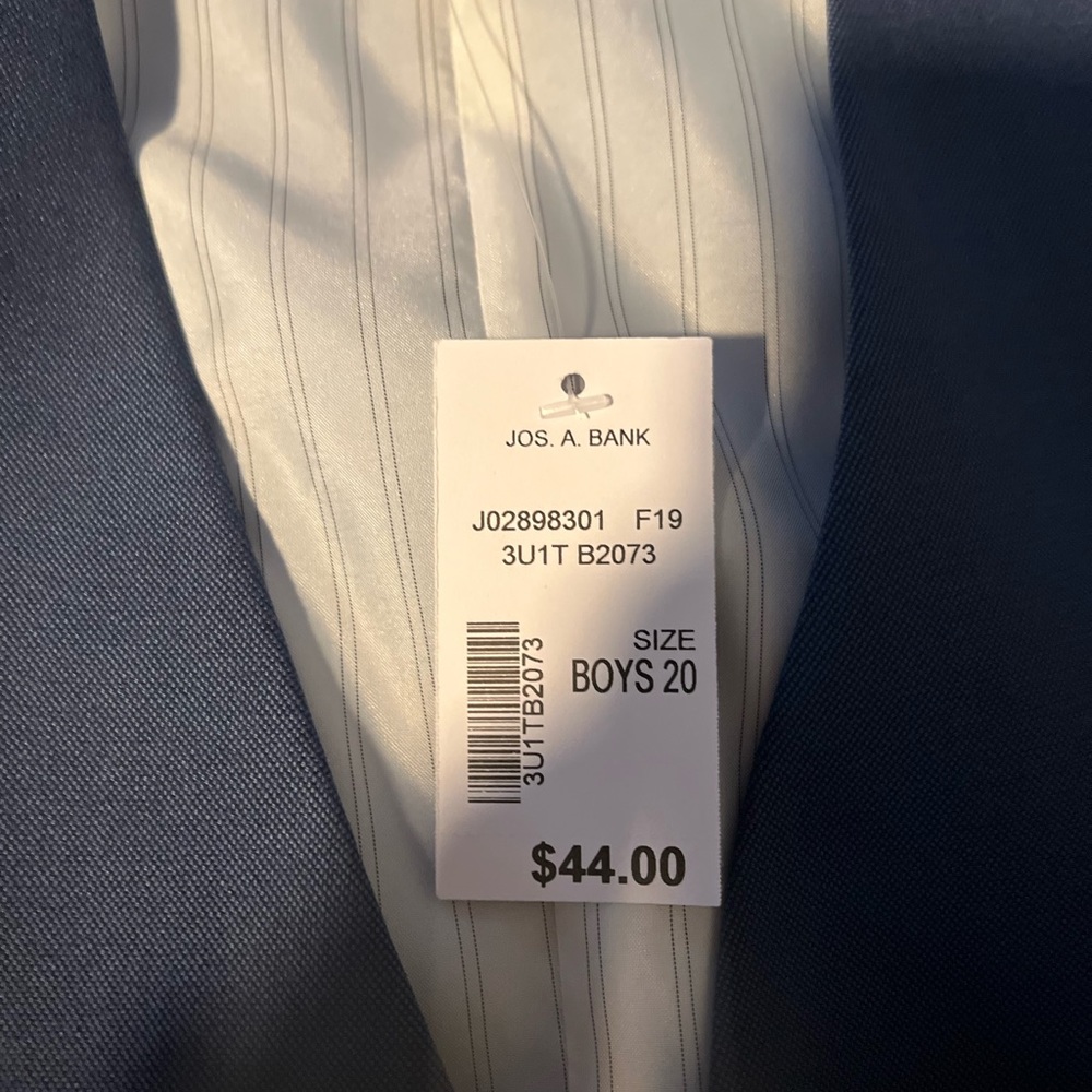 Joseph A Bank NWT size 20 boys dress pant and vest